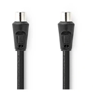 Afbeelding van Coax kabel Nedis 1.5 meter (Analoog, Zwart)