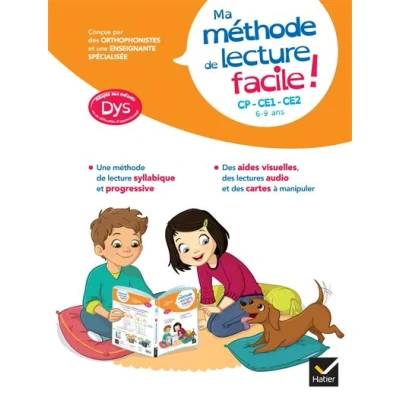 Image de Ma méthode de lecture syllabique facile ! adaptée aux enfants DYS ou en difficulté d&#039;apprentissage