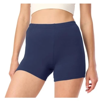 Afbeelding van Merry Style MS MS10 391 LE Dames Leggings Sport Vrijetijdsbroek Hotpants Shorts Boxershorts Kort Viscose Marineblauw M
