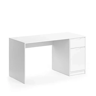 Afbeelding van Vicco Bureau Ruben, Wit, 140 x 65 cm