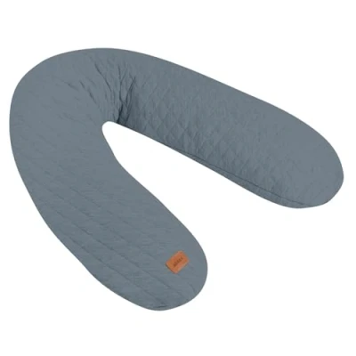 Afbeelding van BÉABA, Big Flopsy, borstvoedingskussen, zwangerschapskussen, multifunctioneel, geschikt voor slapen/borstvoeding, ondersteuning, ontspanning en optimaal comfort, katoenbloem, Oekotex, mineraalgrijs