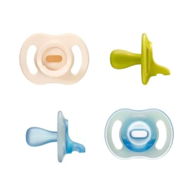 Afbeelding van Tommee Tippee Ultra lichte StayPut Dag en Nachtfopspeen, 6 18 maanden, set van 4 BPA vrije Siliconen fopspeen uit één stuk