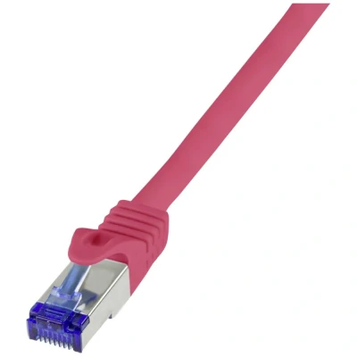 Afbeelding van LogiLink C6A084S RJ45 CAT 6A S/FTP 7.50 m Rood 1 stuk(s)
