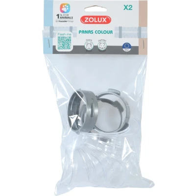 Afbeelding van Zolux Connectionkit Bochten Panas Dierenverblijf 6.4x15.6x6.4 cm Grijs Transparant