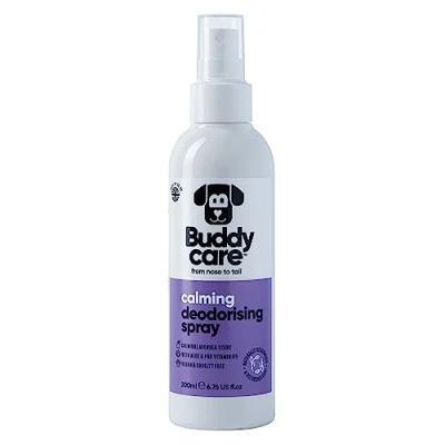 Image de Buddycare Spray déodorant pour chiens Lavande apaisant Aloe Vera et Pro vitamine B5 200 ml (lot de 1)