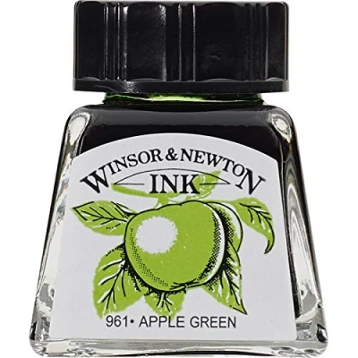 Afbeelding van Winsor &amp; Newton Tekeninkt, 14 ml, 011, appelgroen, serie 1