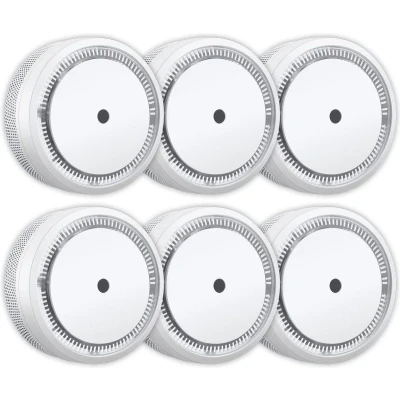Afbeelding van ELRO FS8010 Rookmelder Compact Design 10 Jaar Batterij Voldoet aan EN 14604 6 pack
