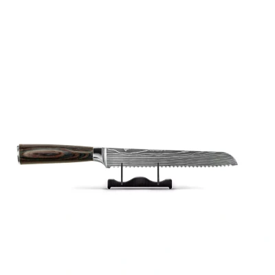 Afbeelding van Japanse Damascus Print Broodmes 20 cm