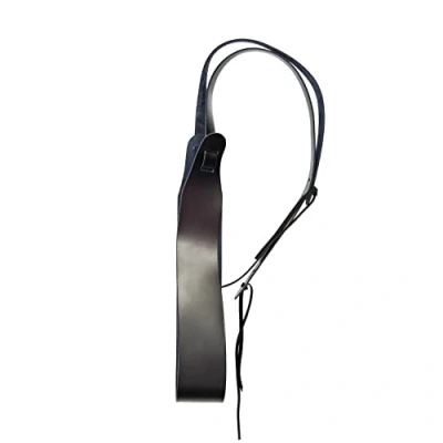Image de D&#039;Addario 25LBNJ00 DX Sangle de banjo en cuir classique, coloris noir