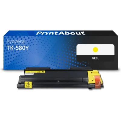 Afbeelding van Huismerk Kyocera TK 580Y Toner Geel
