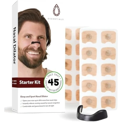 Afbeelding van Ruby Essentials Magnetische Neusstrips Neusspreider Anti Snurk Neusstrip 75 Applicatortabs