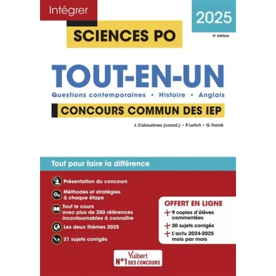 Image de Sciences Po Concours commun des IEP 2025 Tout en un
