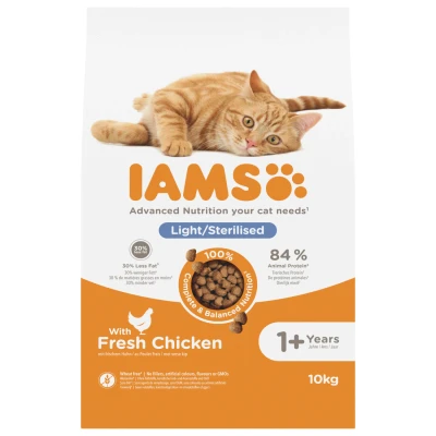 Afbeelding van Iams Kat Adult Sterilised Overweight Kip 10 kg