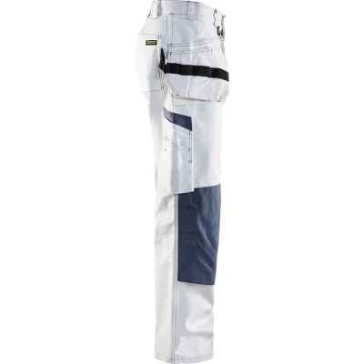 Afbeelding van Blaklader Schilders Werkbroek 1531 1210 Wit/Donkergrijs C56