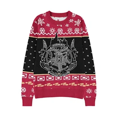 Afbeelding van Harry Potter Kersttrui M Hogwarts Multicolours