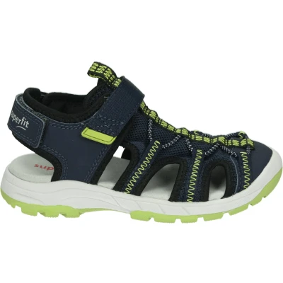 Afbeelding van Superfit Outdoorsandalen Blau hellgrün voor kinderen, Maat: 33, Imitatieleer/ textiel