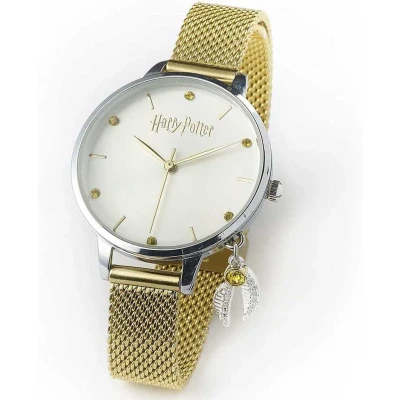 Afbeelding van Harry Potter Golden Snitch Charm Watch Embellished with Crystals