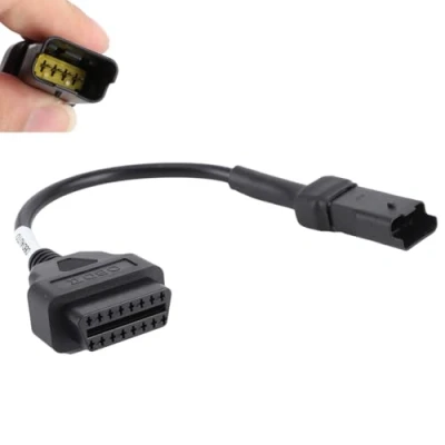 Afbeelding van 4 pins naar OBd2 diagnostische adapterconnector voor Ducati Panigale, kabel Multistrada 1200 2010 2014