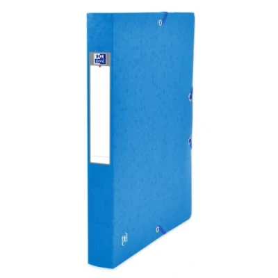 Afbeelding van Elba Elastobox Oxford Top File+ Rug Van 4 Cm, Blauw