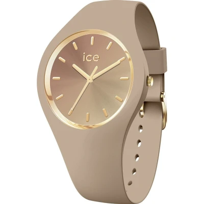 Afbeelding van ICE Watch sunset Warm taupe 024984 Horloge Siliconen Grijs Ø 40 mm