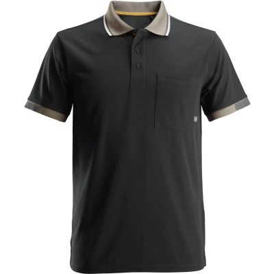 Afbeelding van Snickers 2724 AllroundWork, 37.5® Polo Shirt met Korte Mouwen Zwart S