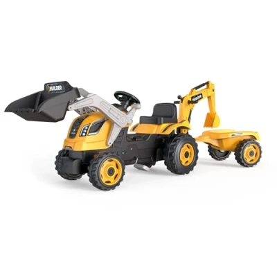 Image de Tracteur à pédales Smoby avec une pelle l&#039;avant