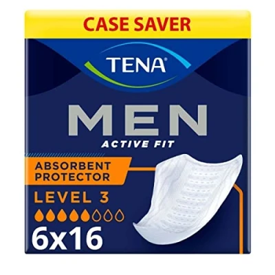 Afbeelding van TENA MEN LEVEL 3, 16 stuks . Voordeelbundel met 6 verpakkingen