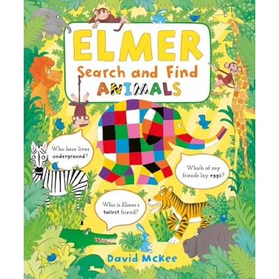 Afbeelding van Elmer Search and Find Adventures Animals