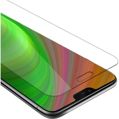 Afbeelding van Cadorabo Screenprotector geschikt voor Nokia 7.1 Pantser film Beschermende in KRISTALHELDER Geharde (Tempered) display beschermglas 9H hardheid met 3D Touch
