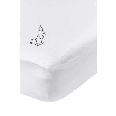 Afbeelding van Meyco Home waterdicht hoeslaken tweepersoons white 140x200cm