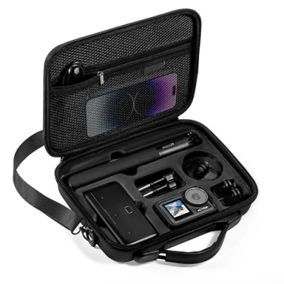 Afbeelding van Tomat Action 3 draagtas, Storge draagbare schoudertas reistas voor DJI accessoires, Zwart 02, Compact