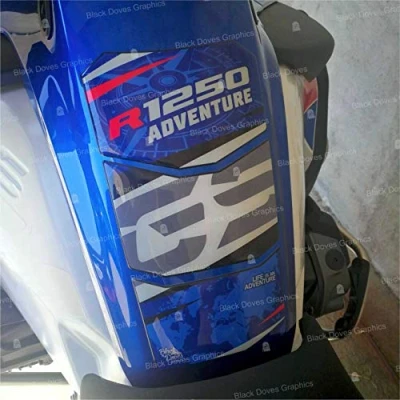Afbeelding van Tankbescherming kunsthars, zelfklevend, compatibel met R1250 GS Adventure 2019 TANK PAD PROTECTIVE 3D R1250GS ADV