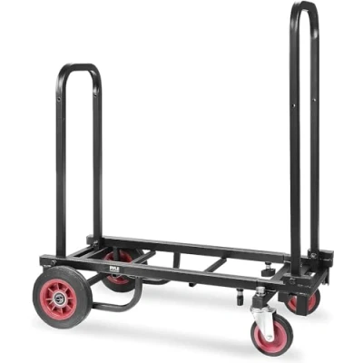 Afbeelding van Pyle Steekwagen, Aanpasbare platformwagen, Opvouwbaar en Compact, Inklapbaar Transportwagen, Uitschuifbaar tot 102 cm, Maximaal draagvermogen: 90,5 kg