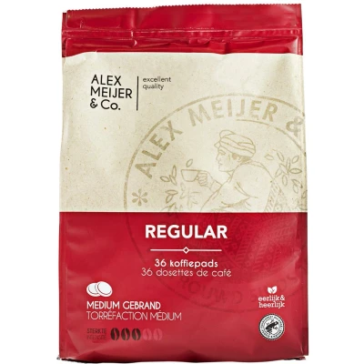 Afbeelding van Koffiepads Alex Meijer regular 36 stuks