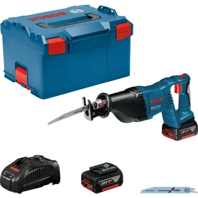 Afbeelding van Bosch Professional GSA 18 V LI Accu reciprozaag 060164J00B Incl. 2 accus, lader, koffer 5 Ah