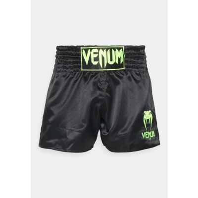 Afbeelding van Venum Classic MUAY THAI Short Korte broeken, Heren, Maat: Small, Black/neo yellow