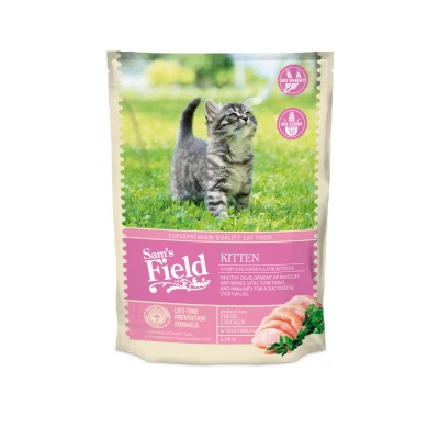 Afbeelding van Sam&#039;s Field Cat Kitten Kattenvoer 400 g