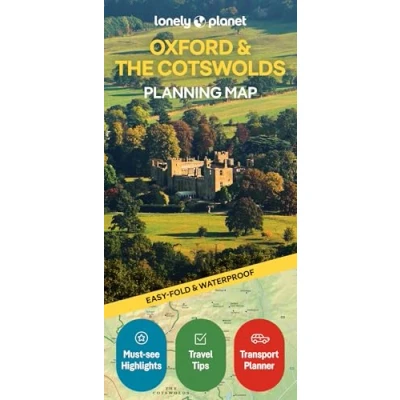 Afbeelding van Map Lonely Planet Oxford &amp; the Cotswolds Planning