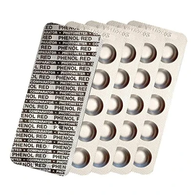 Afbeelding van harren24 DPD1, DPD3 chloortesttabletten, actieve zuurstof DPD4, pH fenolrood, alkalinity M, CYA, Poollab watertester 50 x 100 250 500 (fenolrood/50x)