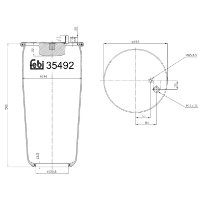 Afbeelding van Febi Bilstein Veerbalg 35492