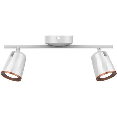 Afbeelding van V TAC VT 812 W N LED Plafondlamp met 2 spots IP20 Wit 10W 1080 Lumen 3000K
