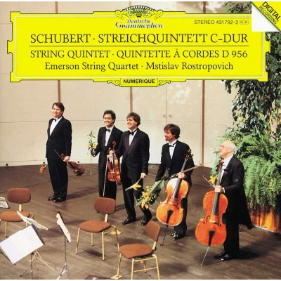 Afbeelding van Emerson String Quartet, Mstislav Rostropovich Schubert: Quintet In C Major D.956, Op. Pos (CD)