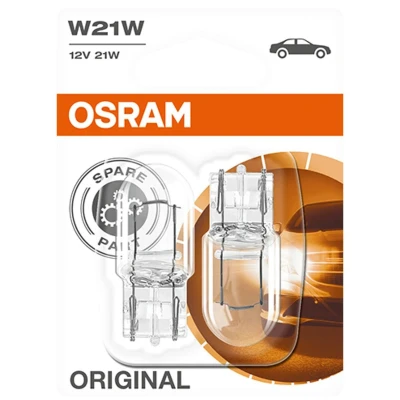 Afbeelding van Osram W21W 12V Gloeilamp W3x16d Original Line 2 Stuks