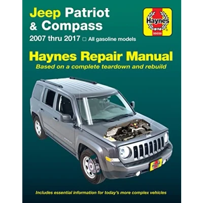Afbeelding van Jeep Patriot &amp; Compass, (07 17) Haynes Repair Manual: All Gasoline Models Gebaseerd op een complete uitsteeksel en rebuild