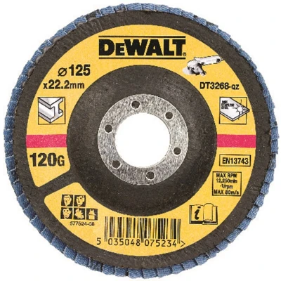 Afbeelding van DeWALT DT3268 Lamellenschijf gebogen 125mm K120