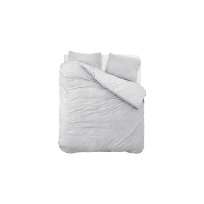 Afbeelding van Dekbedovertrek Teddy Deluxe Lits jumeaux (240 x 200/220) Grijs Koopjedeal.nl Altijd de beste deal