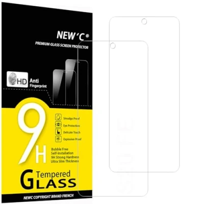 Afbeelding van NEW&#039;C 2 Stuks, Screen Protector voor Samsung Galaxy S20 FE, Gehard Glass Schermbeschermer Film 0.33 mm ultra transparant, resistent, anti kras, vingerafdrukken