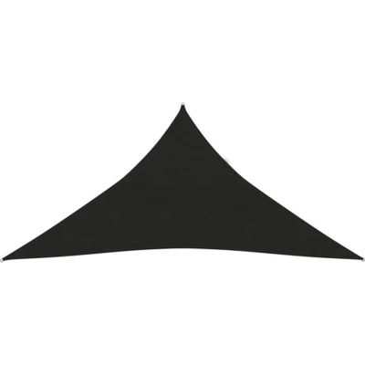 Afbeelding van Zonnezeil 160 g/m² 4x4x4 m HDPE zwart