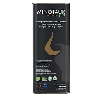 Image de Minotaur of Crete Huile d&#039;olive de Crète BIO extra vierge première qualité Extraite à froid Bidon 5 litres (5 L)