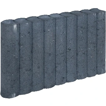 Afbeelding van Rondo Palissadeband 8x35x50cm zwart